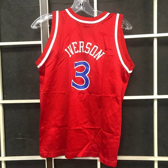 Allen Iverson Philadelphia 76ers Sixers NBA Jersey Vintage Champion - Picture 3 of 4